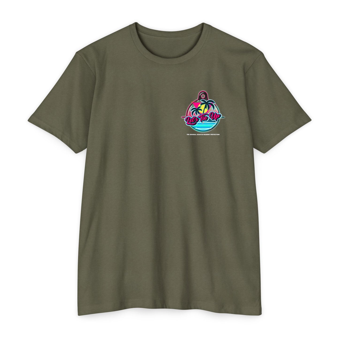 Let's Tie Up Summer Unisex CVC Jersey T-Shirt - Casual Tie Up Vibes