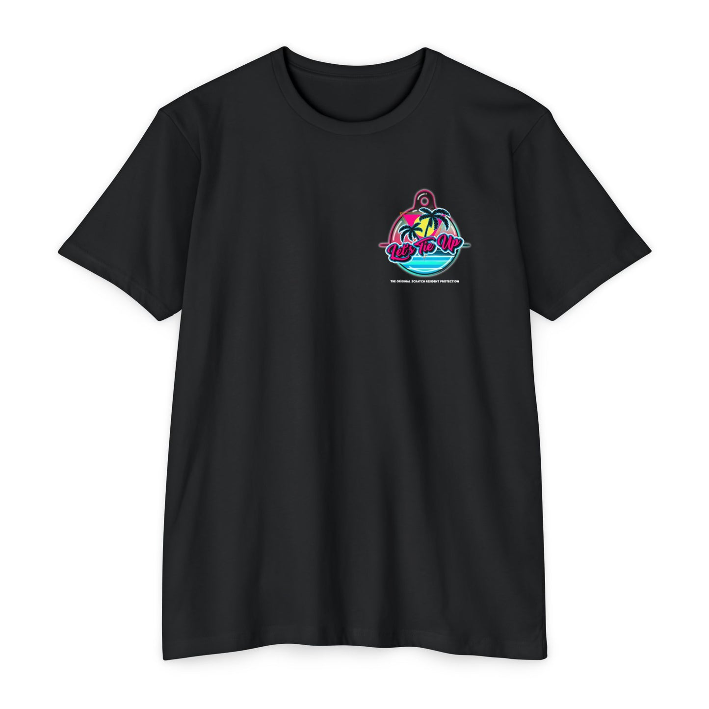 Let's Tie Up Summer Unisex CVC Jersey T-Shirt - Casual Tie Up Vibes