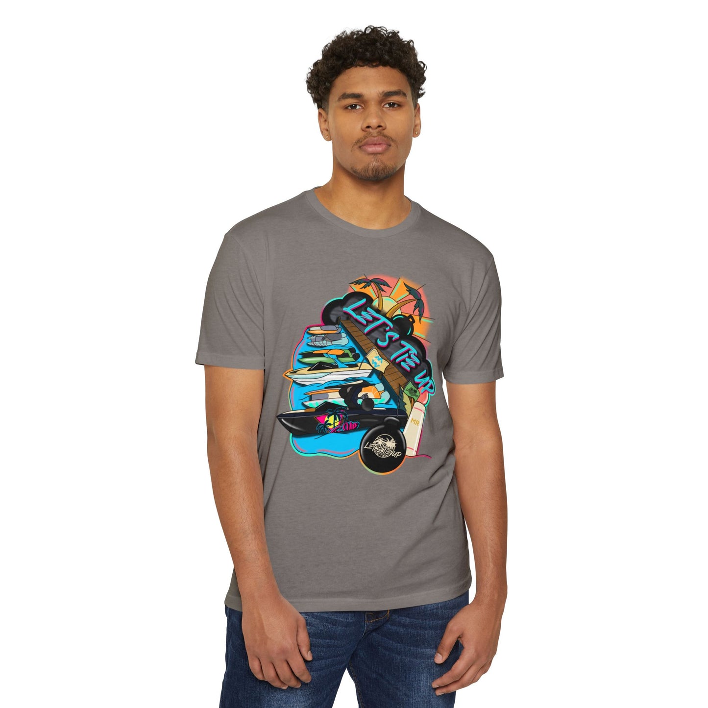 Unisex Tie Up Vibe Graphic T-Shirt