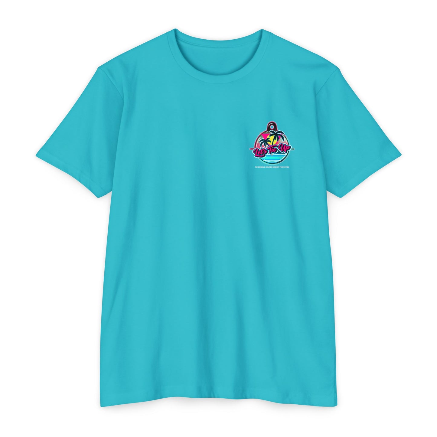 Let's Tie Up Tropical Vibe Unisex T-Shirt - Big Balls Tee for Summer Fun