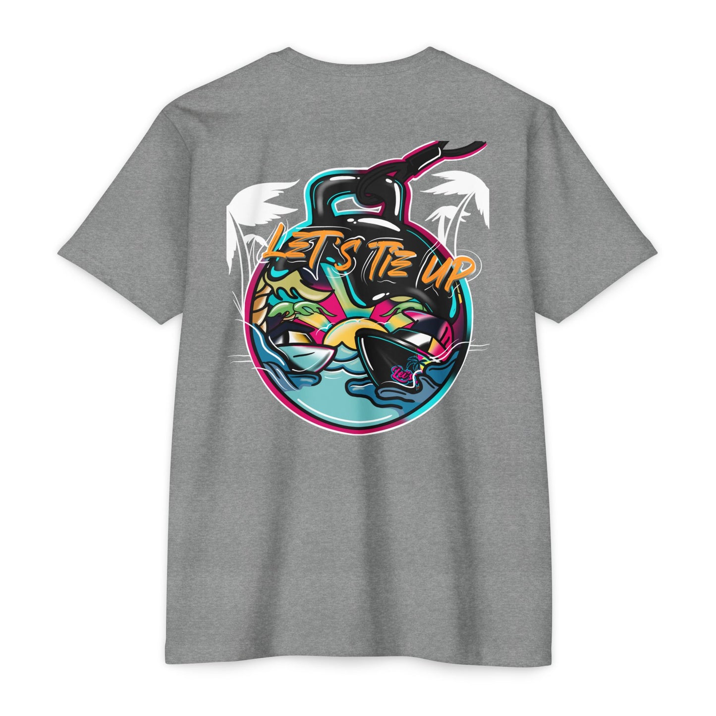 Let's Tie Up Tropical Vibe Unisex T-Shirt - Big Balls Tee for Summer Fun