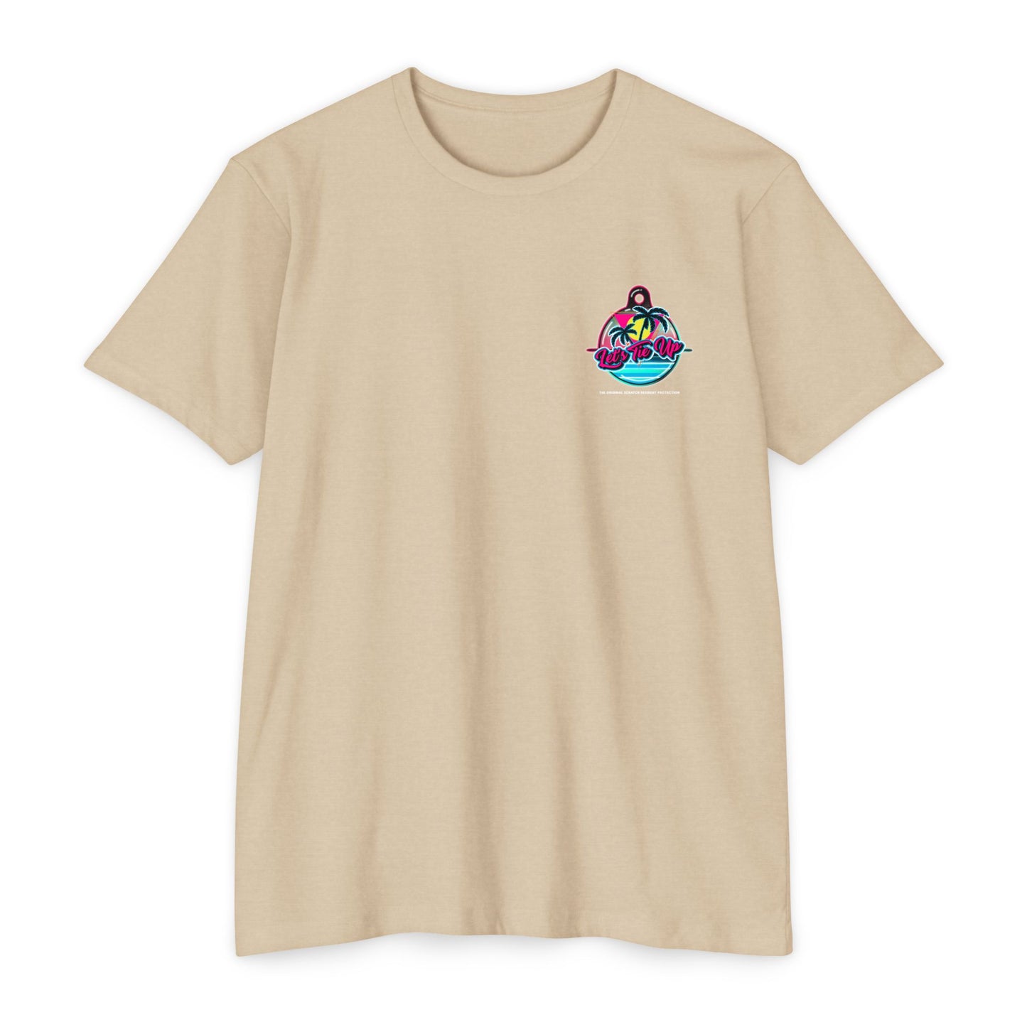 Let's Tie Up Tropical Vibe Unisex T-Shirt - Big Balls Tee for Summer Fun