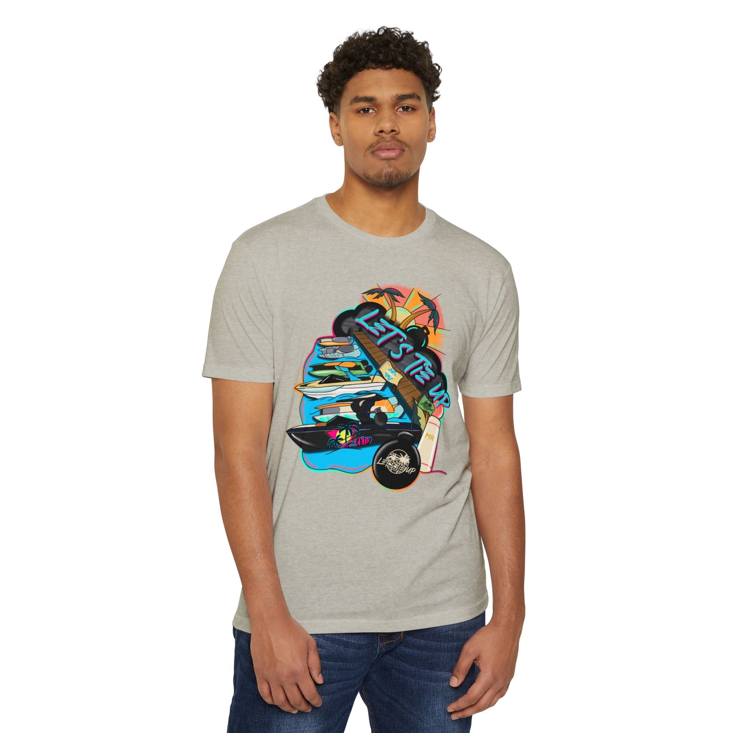 Unisex Tie Up Vibe Graphic T-Shirt
