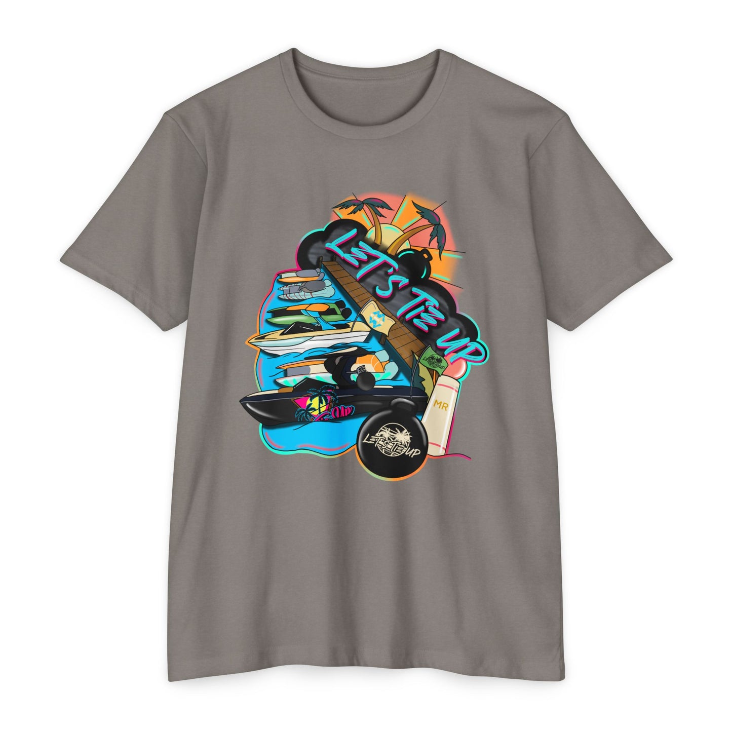 Unisex Tie Up Vibe Graphic T-Shirt