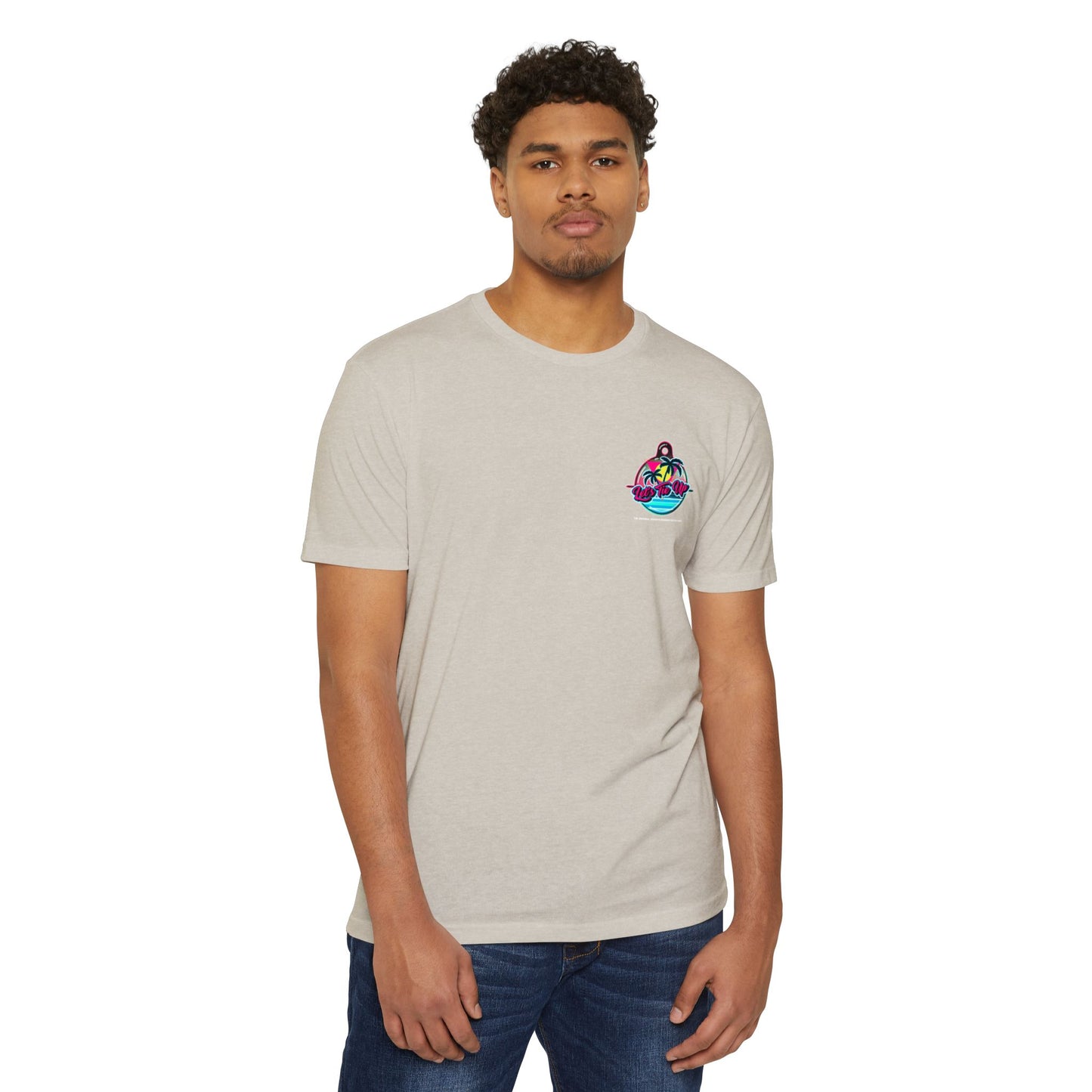 Let's Tie Up Tropical Vibe Unisex T-Shirt - Big Balls Tee for Summer Fun