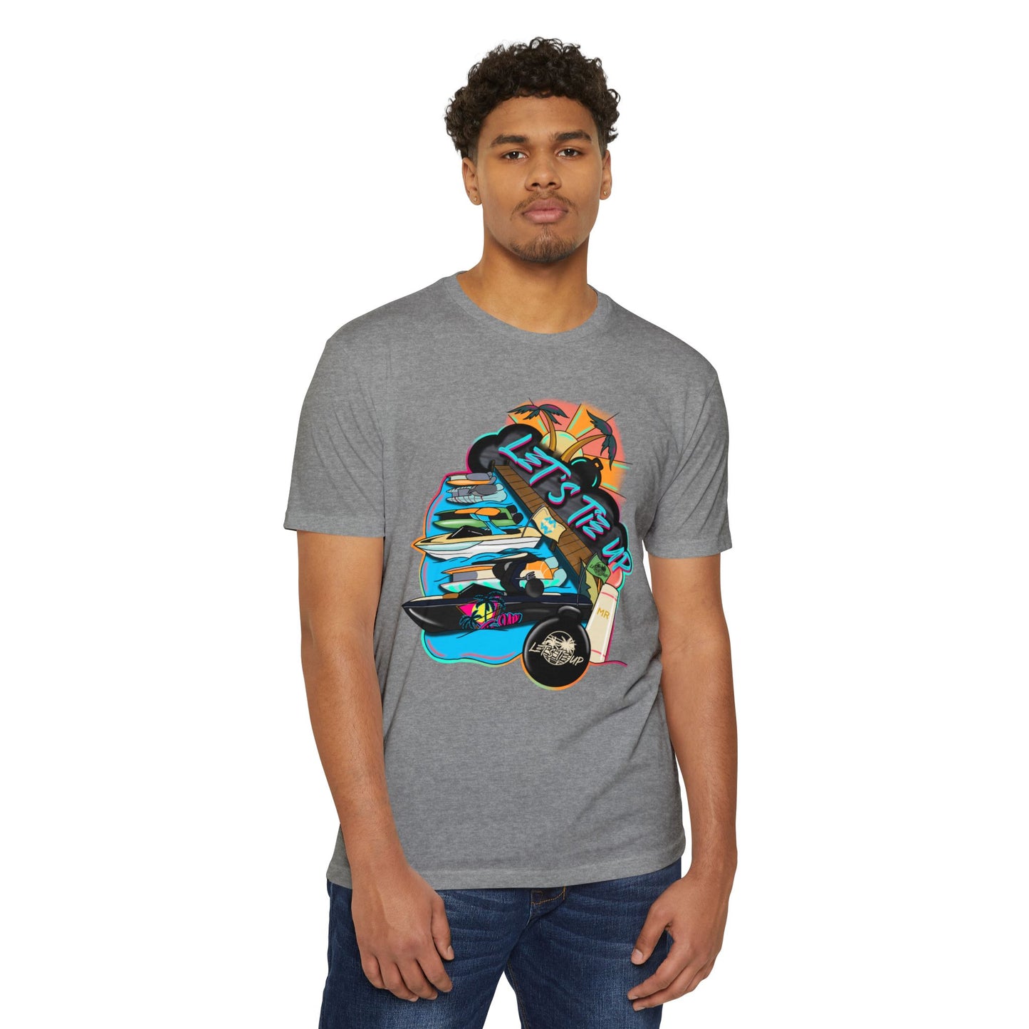 Unisex Tie Up Vibe Graphic T-Shirt