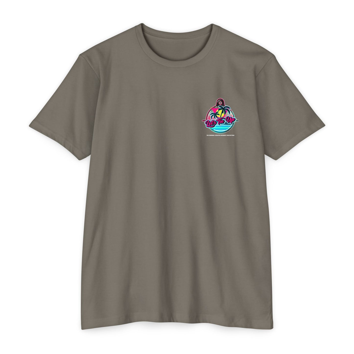 Let's Tie Up Tropical Vibe Unisex T-Shirt - Big Balls Tee for Summer Fun