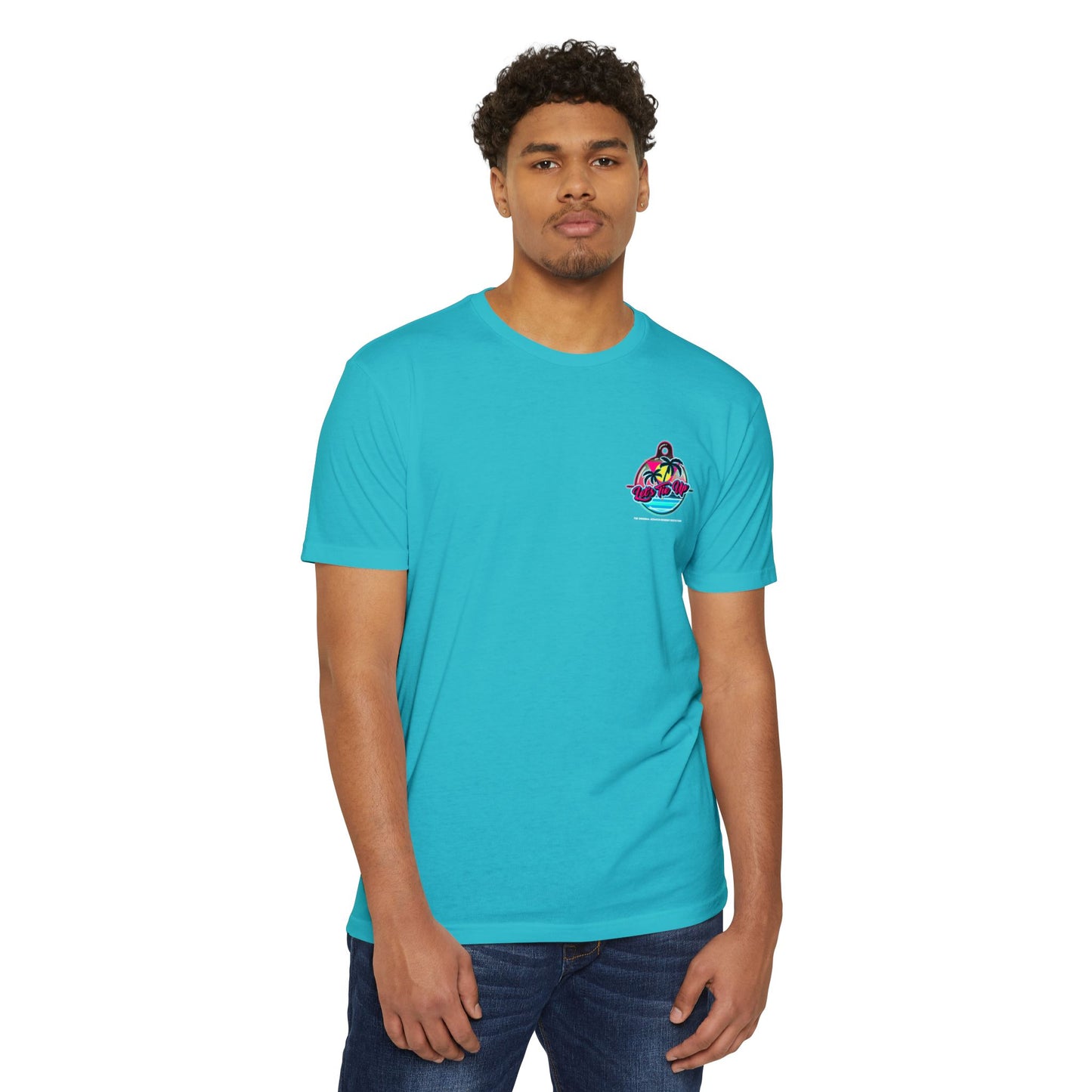 Let's Tie Up Tropical Vibe Unisex T-Shirt - Big Balls Tee for Summer Fun
