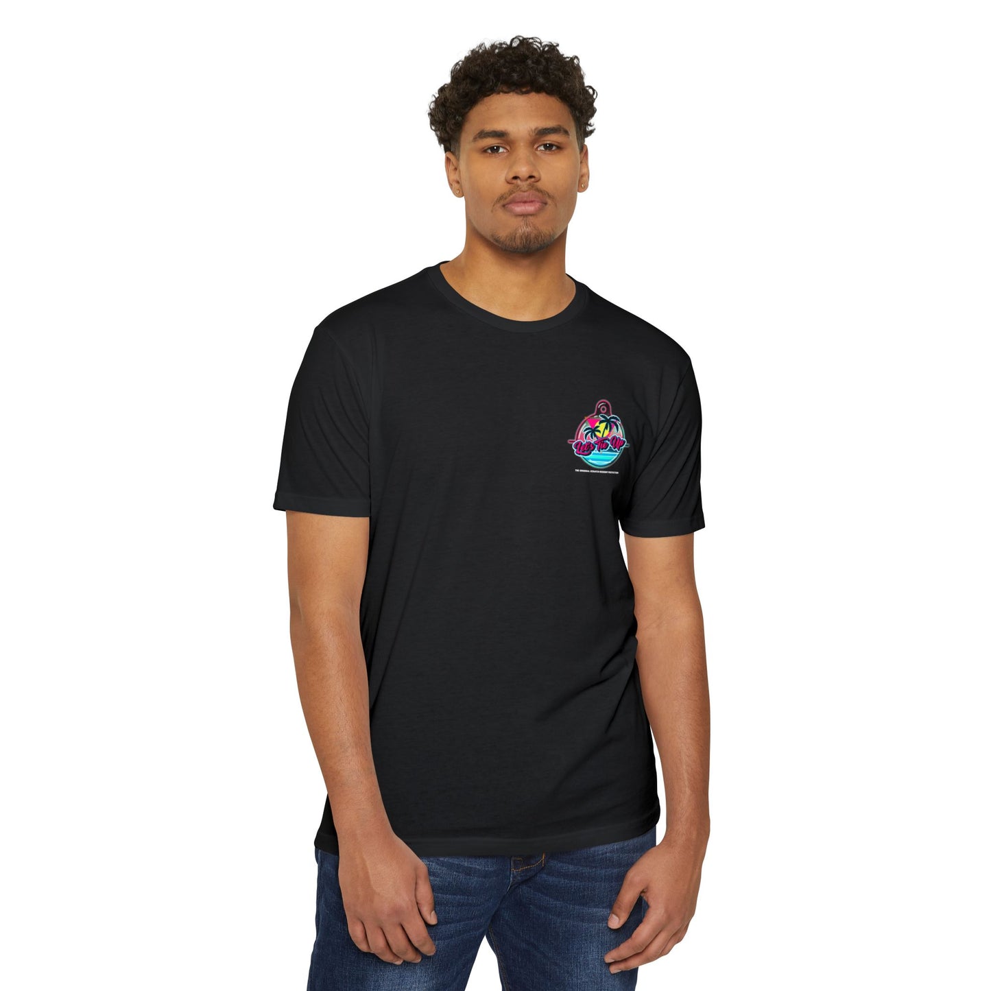 Let's Tie Up Tropical Vibe Unisex T-Shirt - Big Balls Tee for Summer Fun