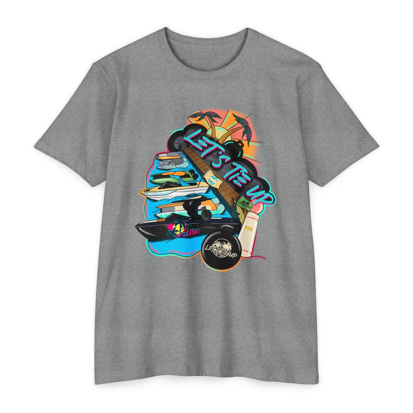 Unisex Tie Up Vibe Graphic T-Shirt