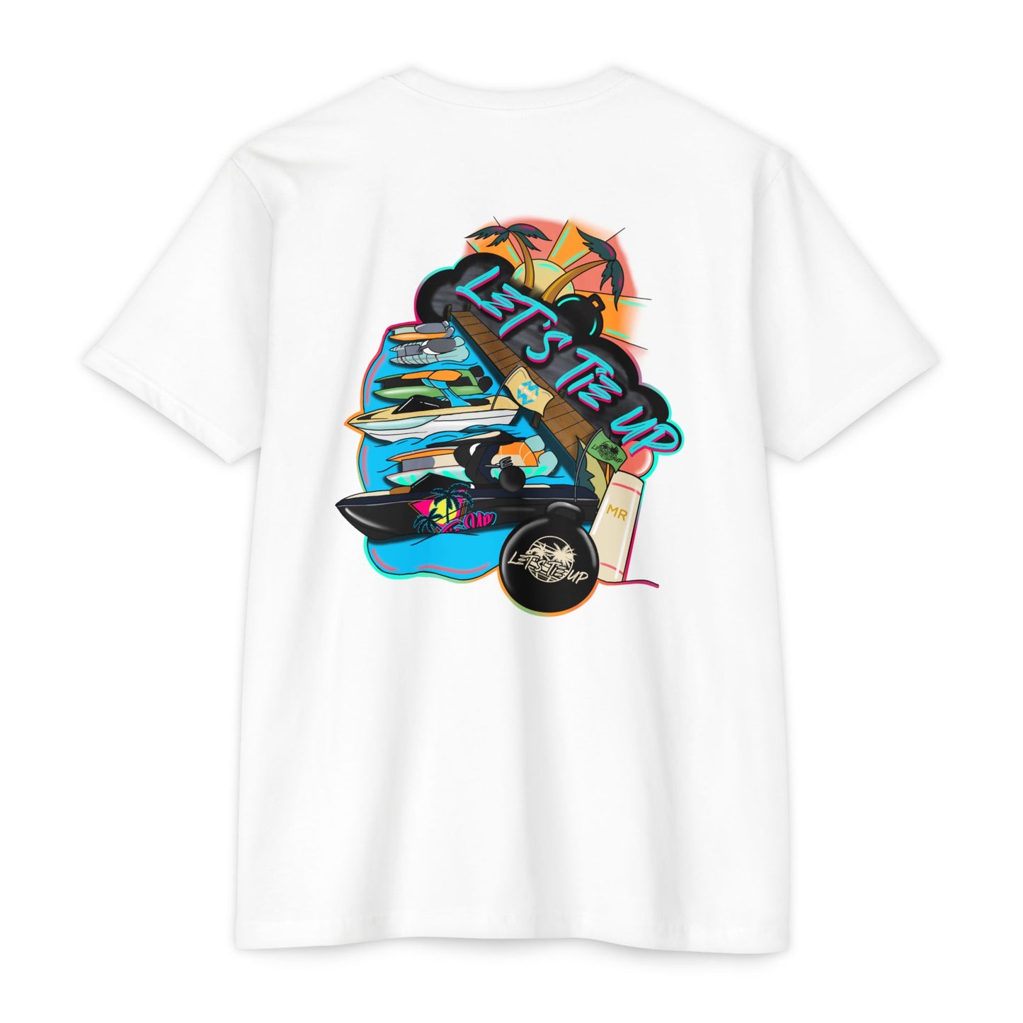 Let's Tie Up Summer Unisex CVC Jersey T-Shirt - Casual Tie Up Vibes