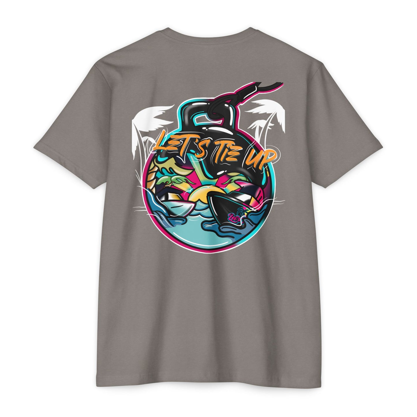 Let's Tie Up Tropical Vibe Unisex T-Shirt - Big Balls Tee for Summer Fun