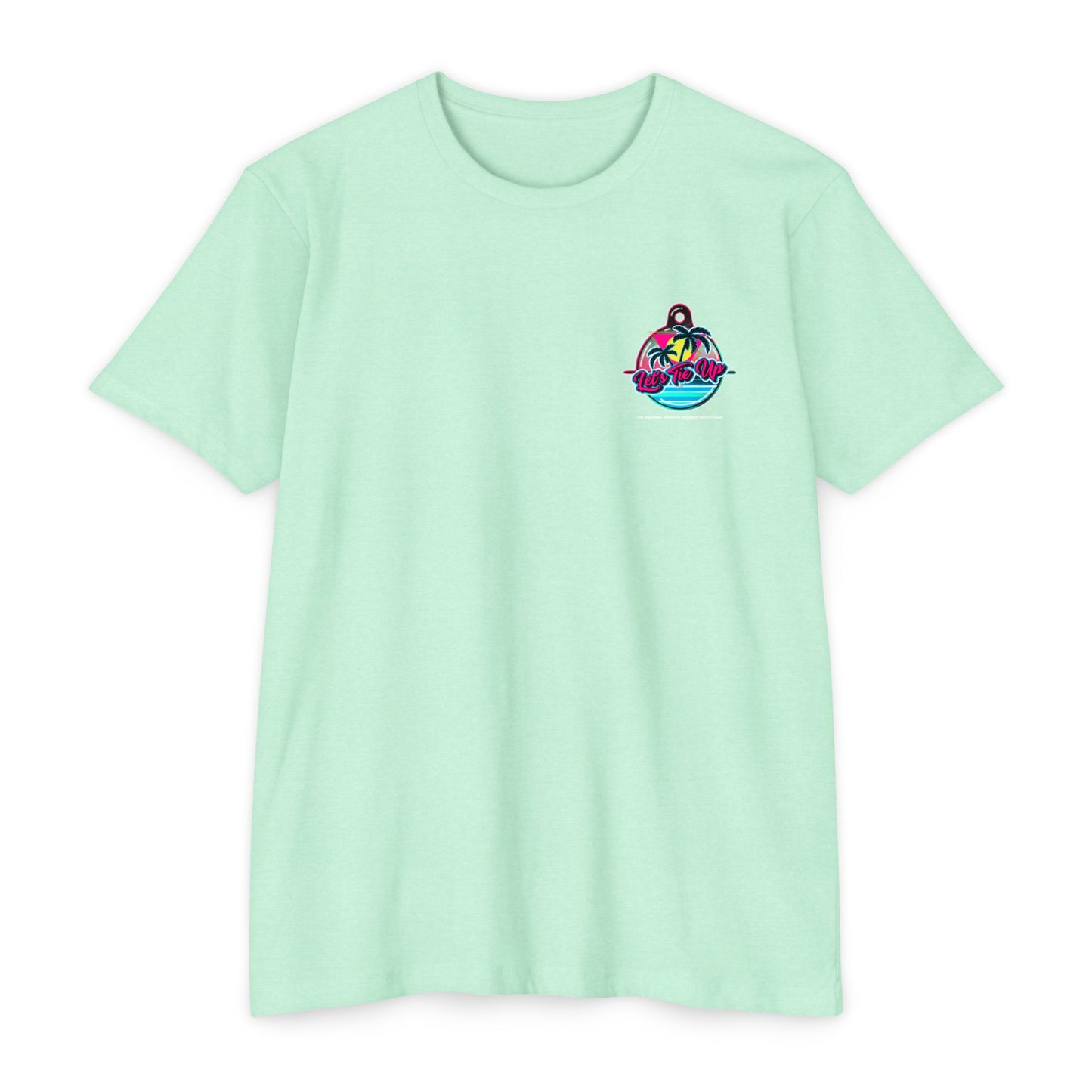 Let's Tie Up Tropical Vibe Unisex T-Shirt - Big Balls Tee for Summer Fun