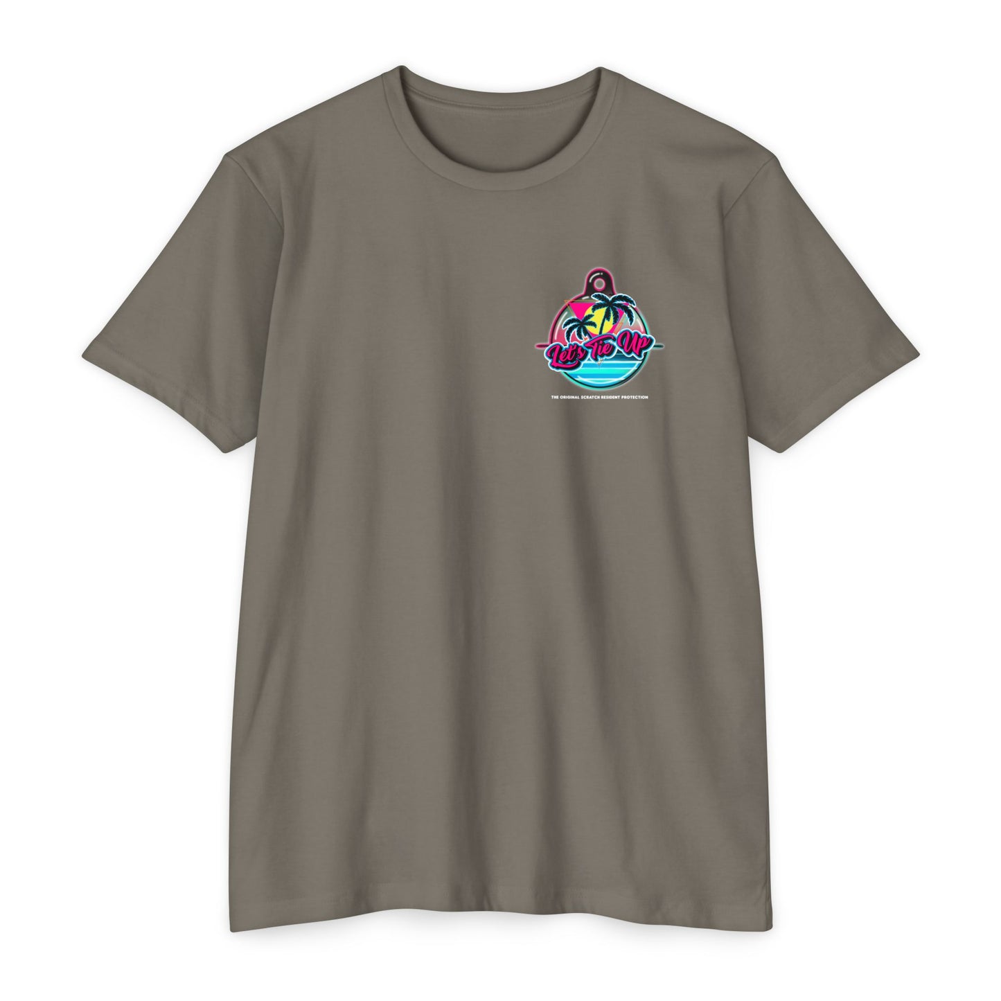 Let's Tie Up Summer Unisex CVC Jersey T-Shirt - Casual Tie Up Vibes