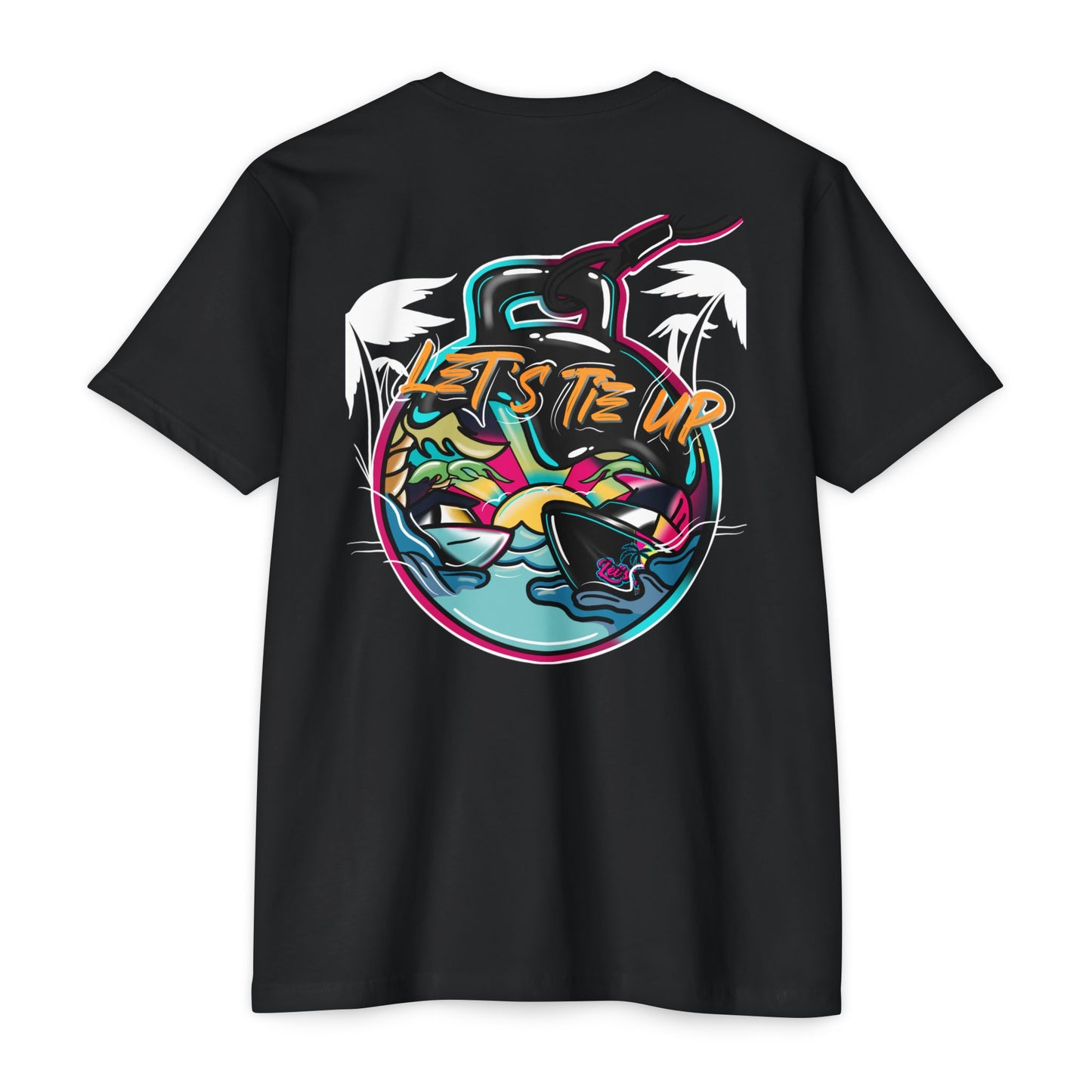 Let's Tie Up Tropical Vibe Unisex T-Shirt - Big Balls Tee for Summer Fun