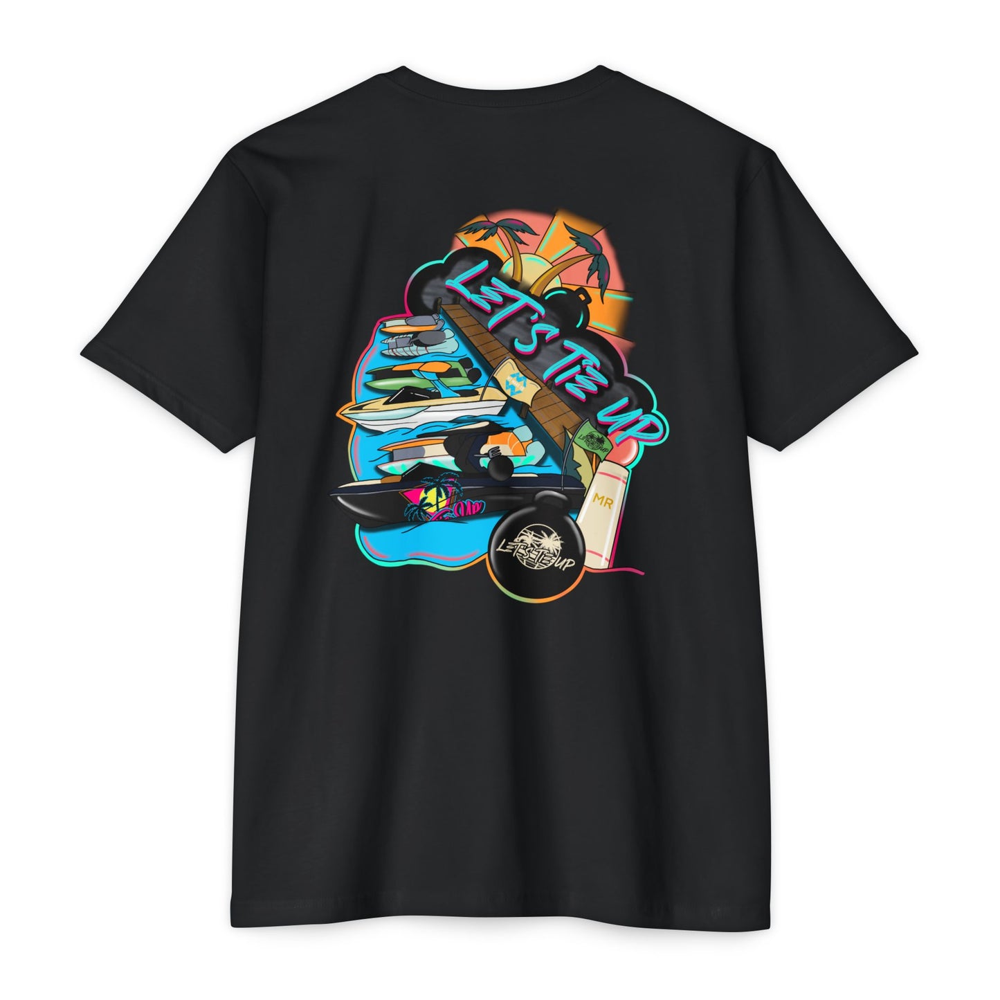 Let's Tie Up Summer Unisex CVC Jersey T-Shirt - Casual Tie Up Vibes