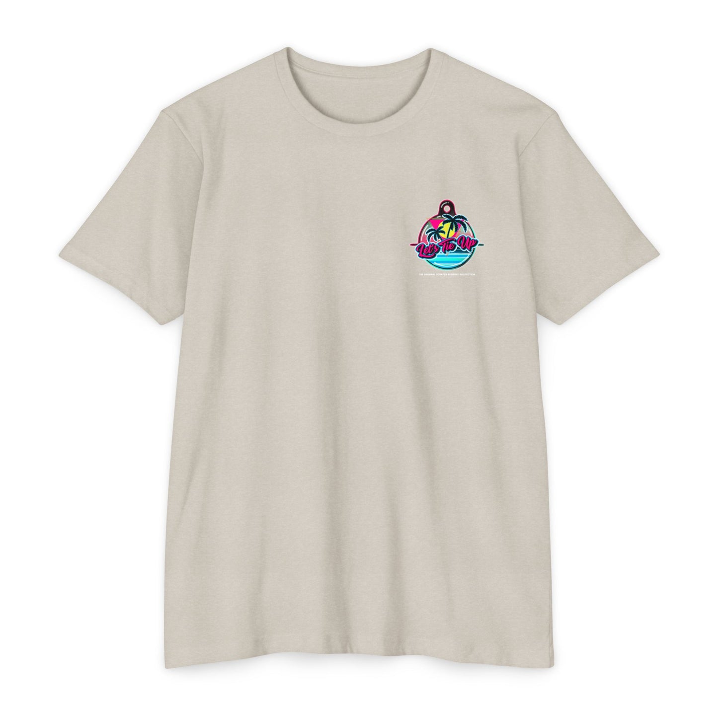 Let's Tie Up Tropical Vibe Unisex T-Shirt - Big Balls Tee for Summer Fun