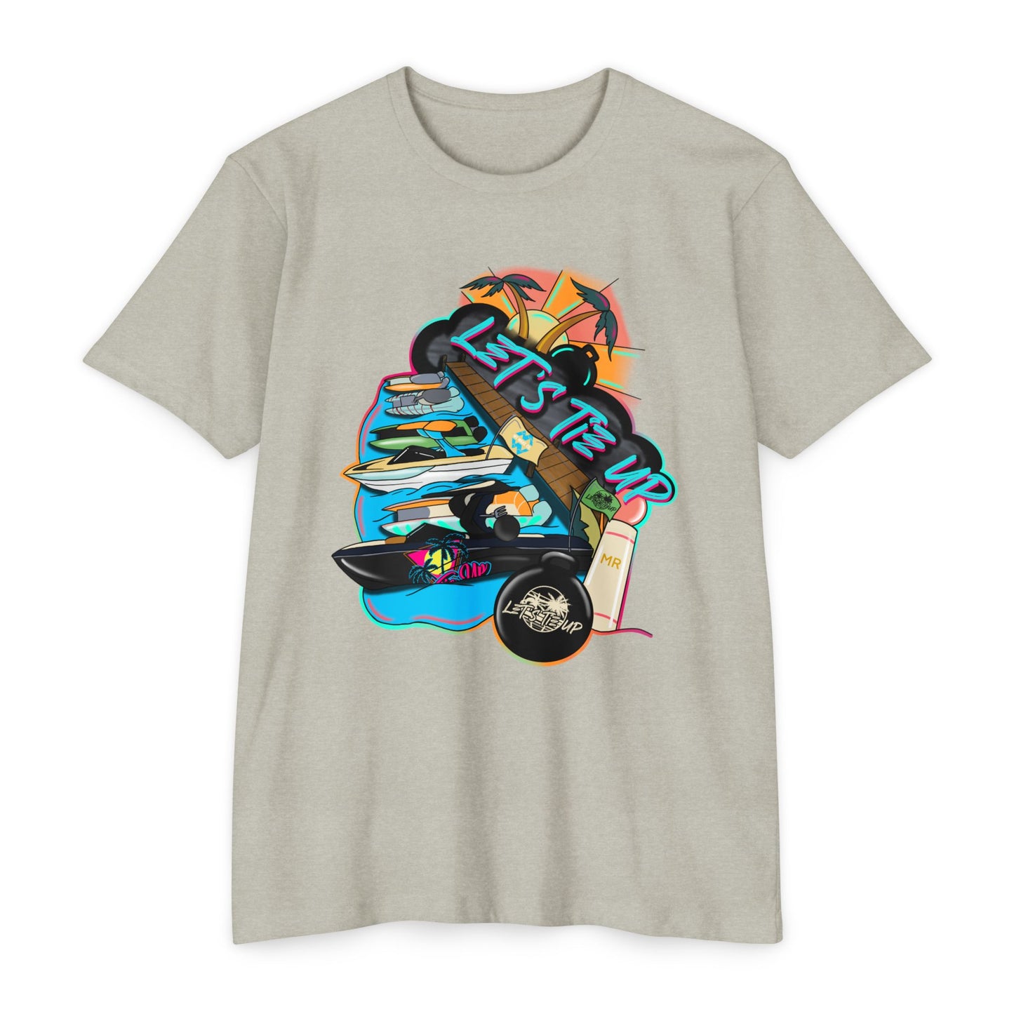 Unisex Tie Up Vibe Graphic T-Shirt