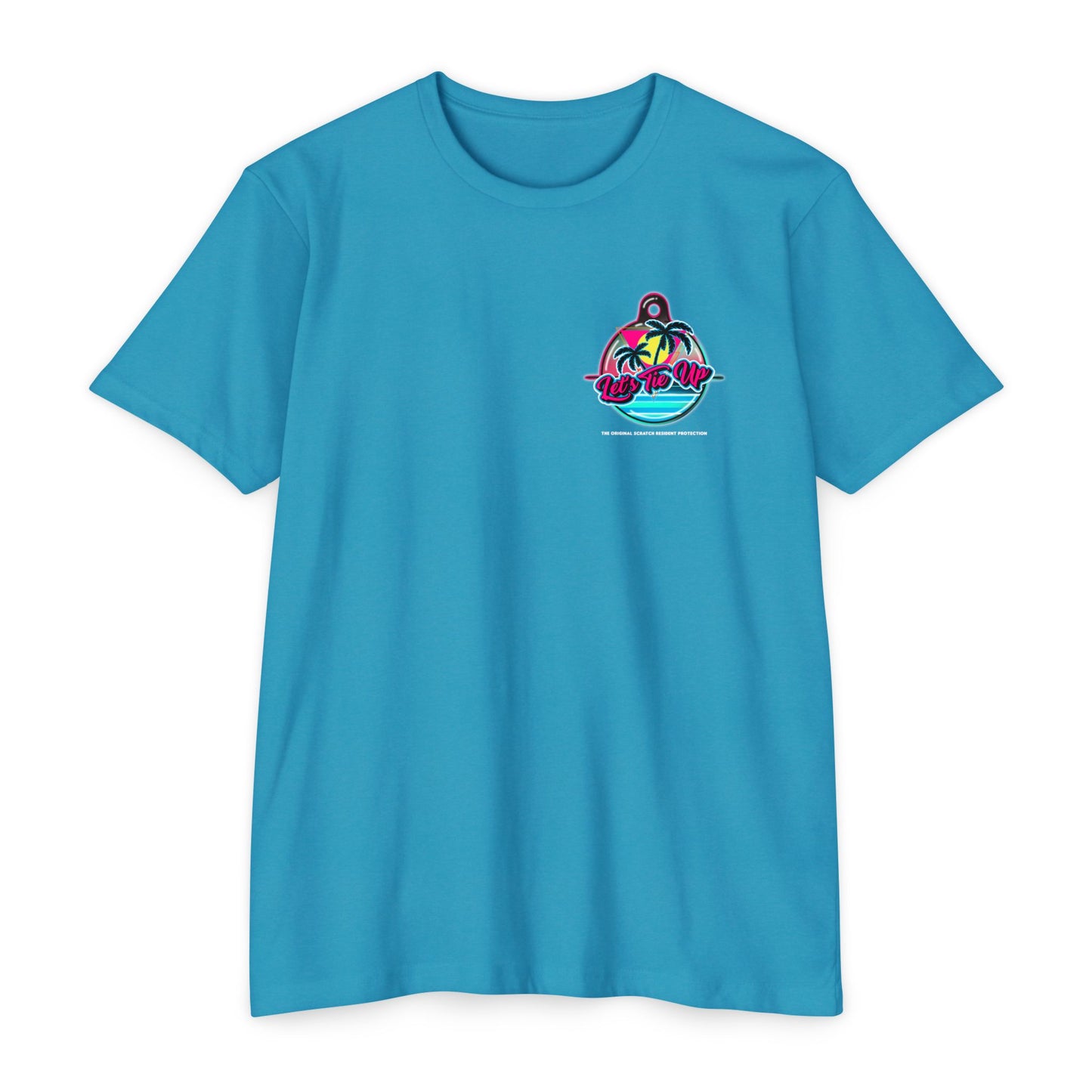 Let's Tie Up Summer Unisex CVC Jersey T-Shirt - Casual Tie Up Vibes