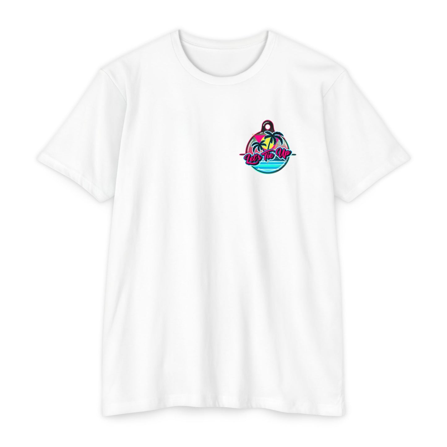 Let's Tie Up Summer Unisex CVC Jersey T-Shirt - Casual Tie Up Vibes