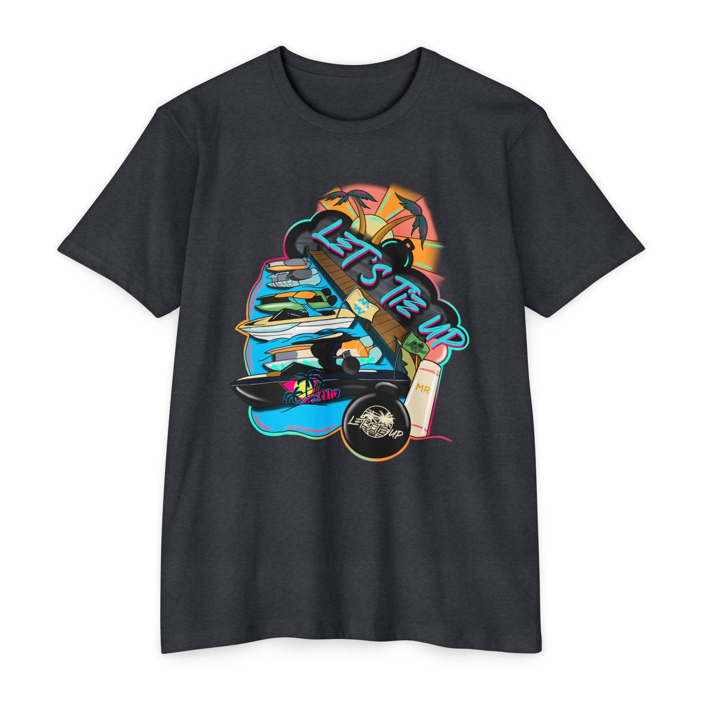 Unisex Tie Up Vibe Graphic T-Shirt