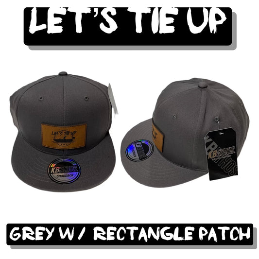 Let's Tie Up Rectangle Patch Snapback