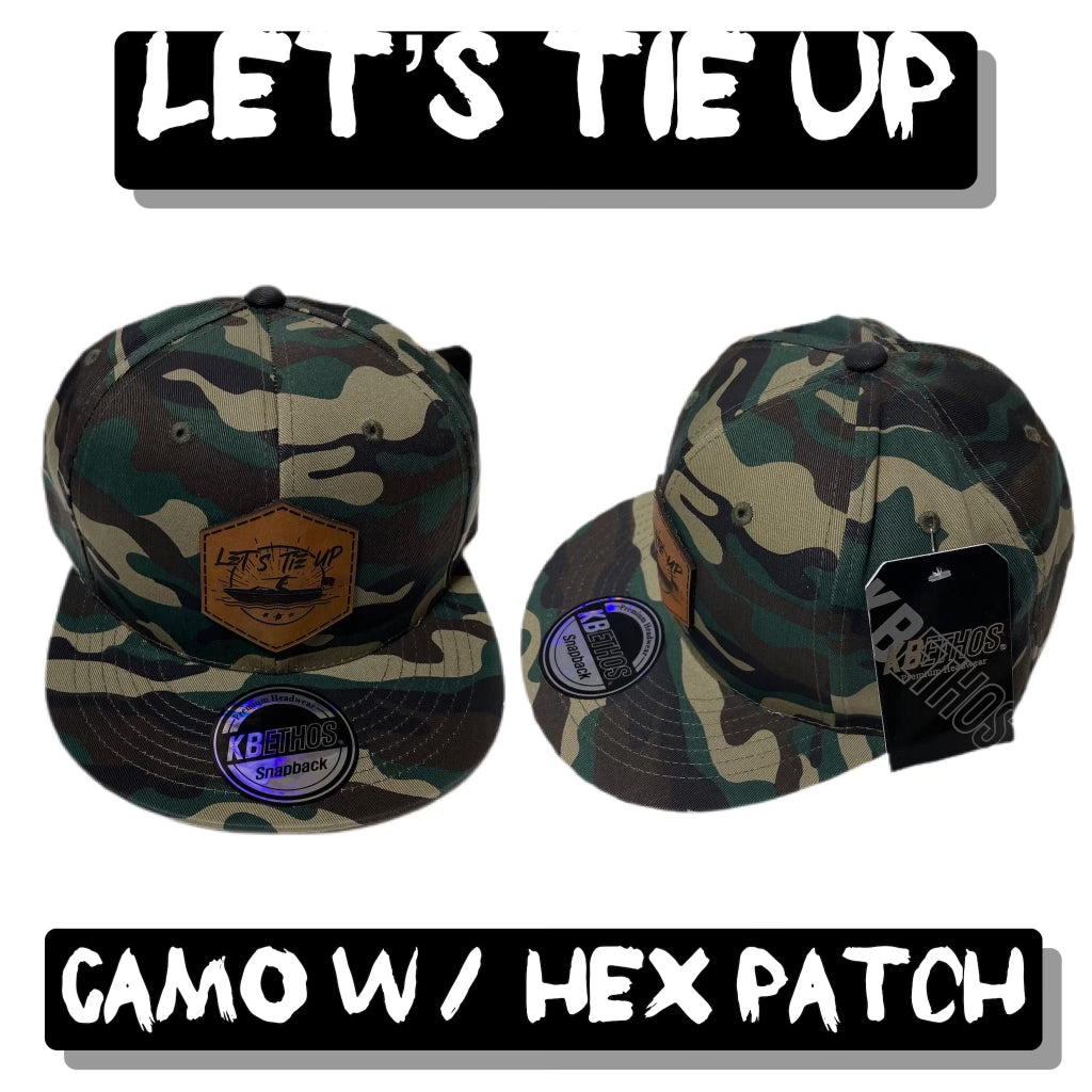 Let's Tie Up Hex Patch Snapback